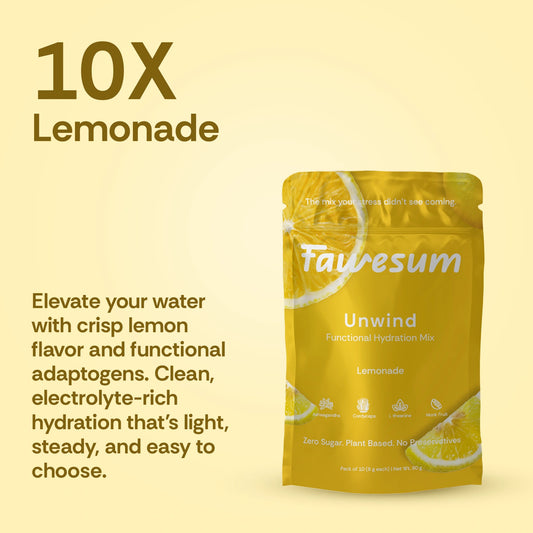 Lemonade Unwind Hydration Mix | Pack of 10