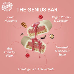 White Chocolate Raspberry - Collagen & Protein Bites | Pack of 10