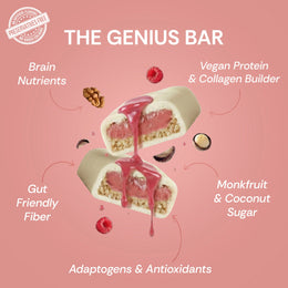 White Chocolate Raspberry - Collagen Builder & Protein Bites | Pack of 10