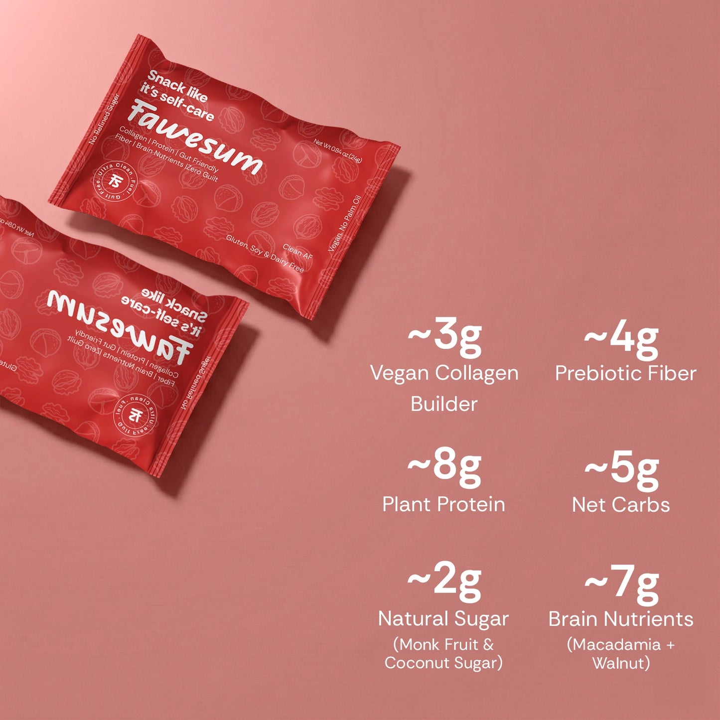 White Chocolate Raspberry - Collagen Builder & Protein Bites