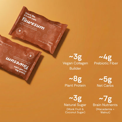 Chocolate Caramel - Collagen Builder & Protein Bites | Pack of 10