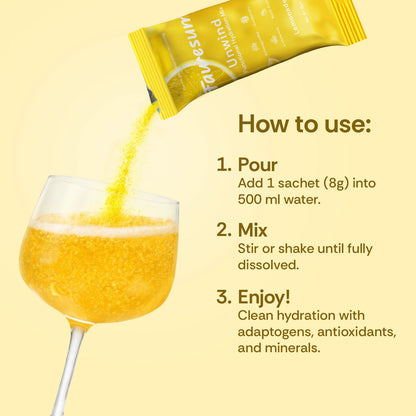 Lemonade Unwind  Hydration Mix | Pack of 10